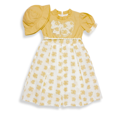 Baby Lilac/Red Velour Dress