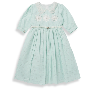 Pearl Garden Frock —  Sky Blue