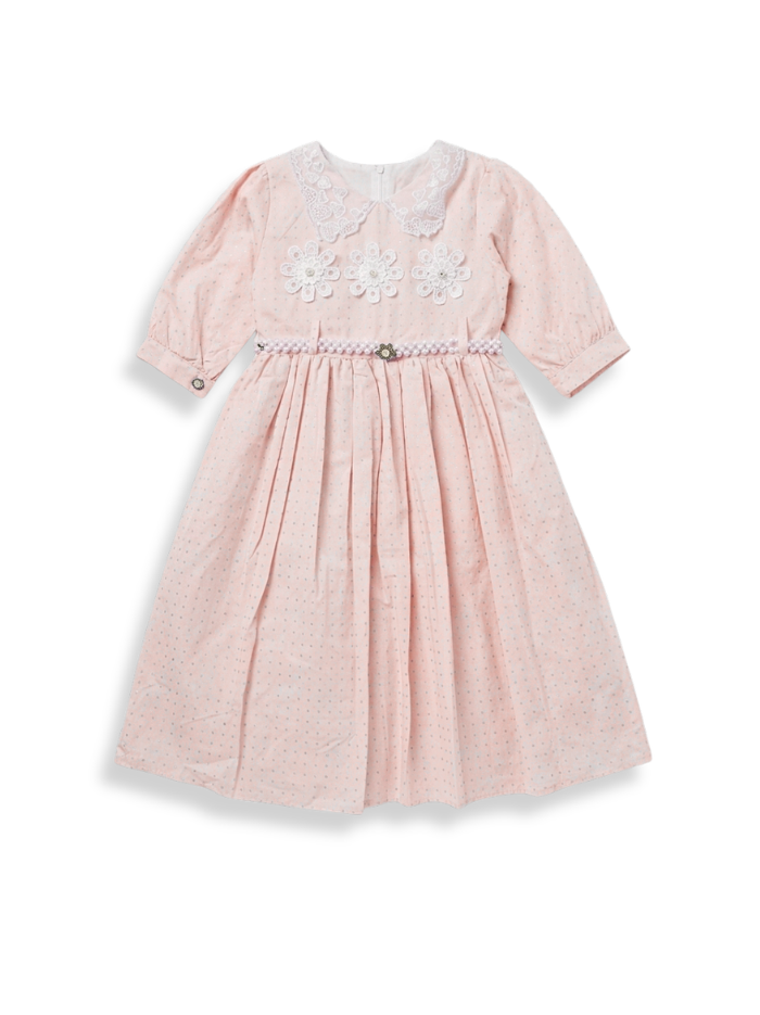Pearl Garden Frock — Blush Pink