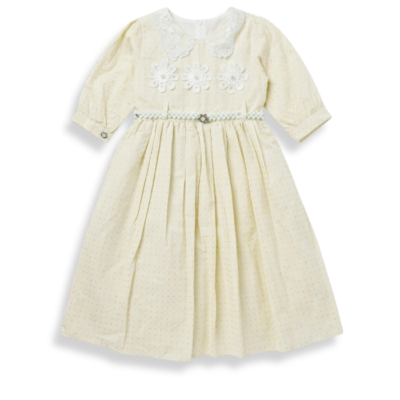Pearl Garden Frock — Cream