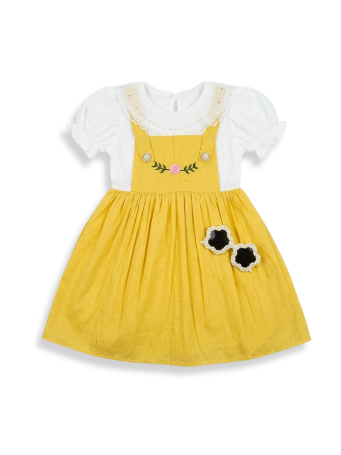 Blossom Pinafore - Sunny Yellow